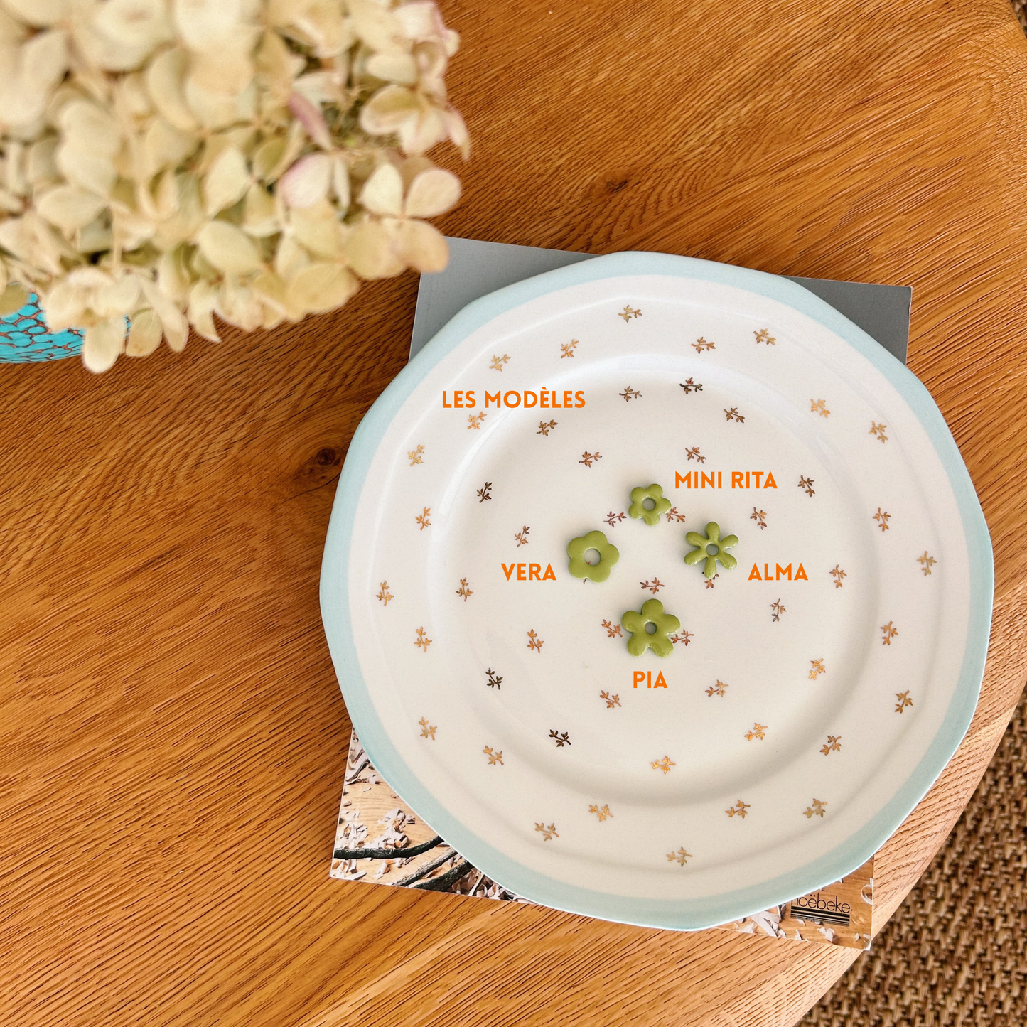 CHARMS DUO - paire de fleurs sans anneaux