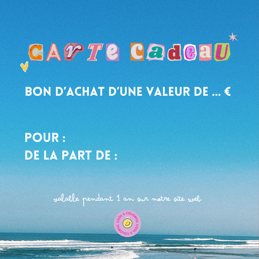 NOUVEAU - la carte cadeau 🎁