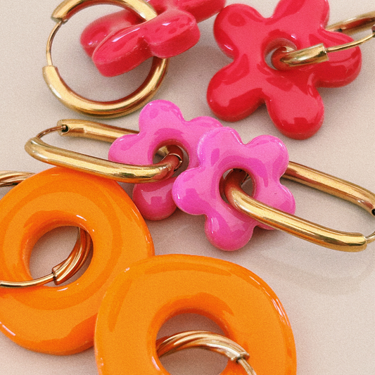 BOUCLES D’OREILLES UNIES (anneaux + charms) - été 2026