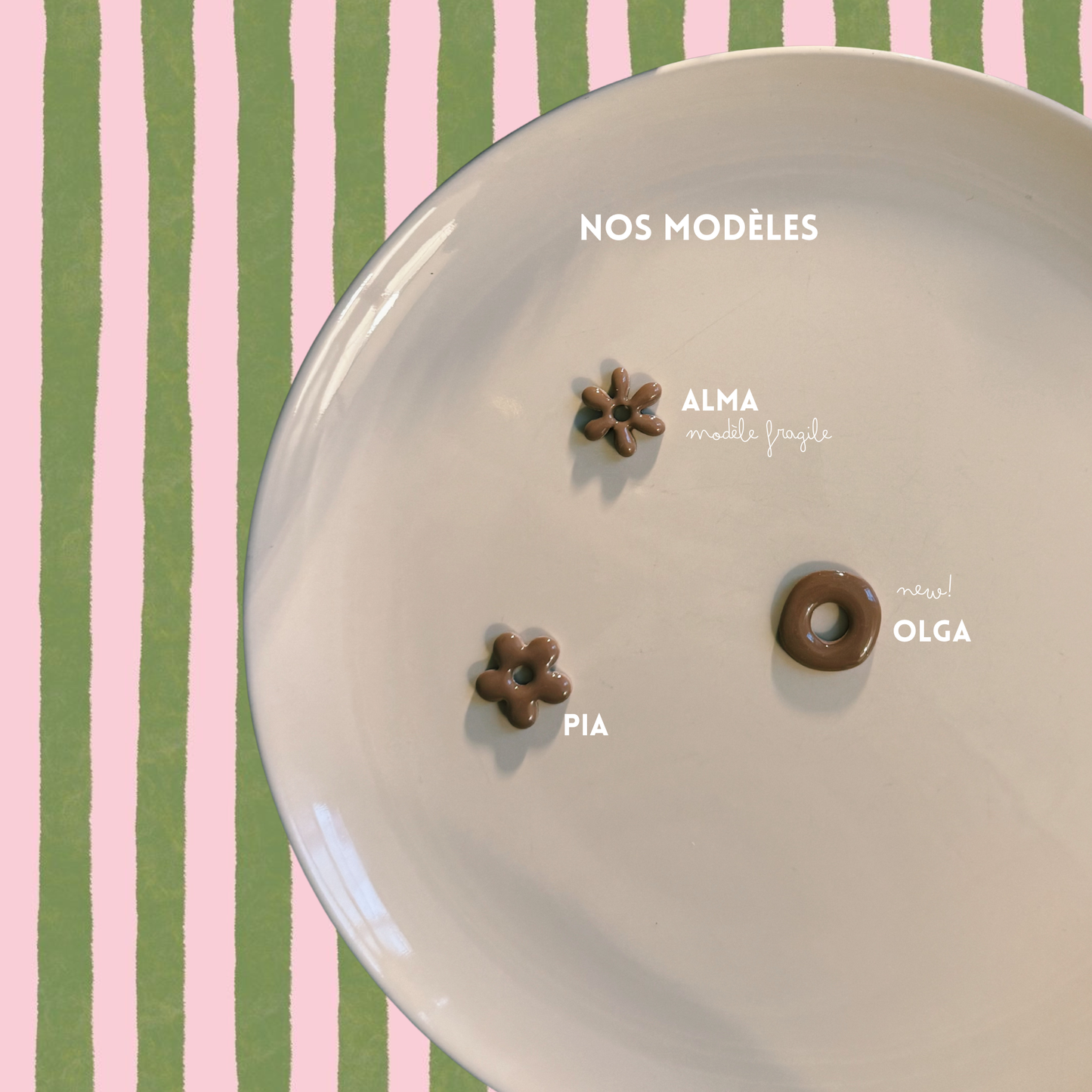 BOUCLES D’OREILLES UNIES (anneaux + charms)